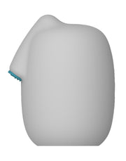 VIBEGGS - Blow Misty - Vibrierender Masturbationssleeve und Fingervibrator - Weiß - Erotiekvoordeel.nl