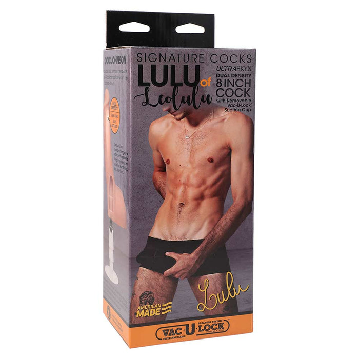Vac-U-Lock Signature Cocks - Lulu of Leolulu 8 inch ULTRASKY-Erotiekvoordeel.nl