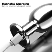 Kiotos - Vibrerende Buttplug - Oplaadbaar & Waterproof - Aluminium-Erotiekvoordeel.nl