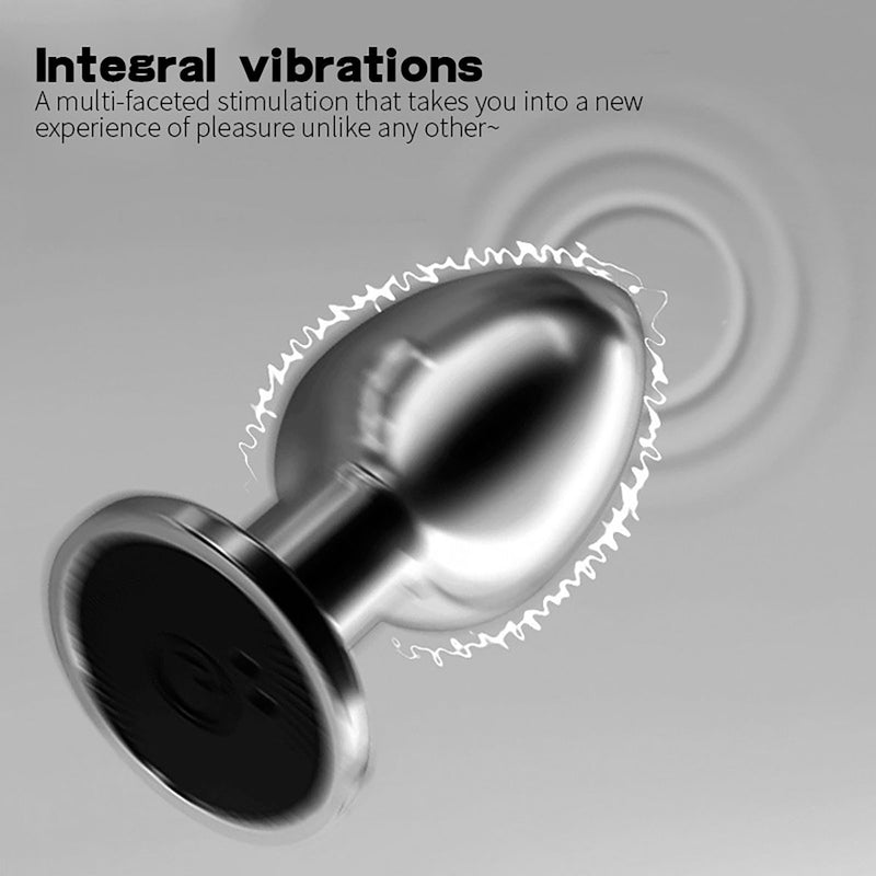 Kiotos - Vibrerende Buttplug - Oplaadbaar & Waterproof - Aluminium-Erotiekvoordeel.nl