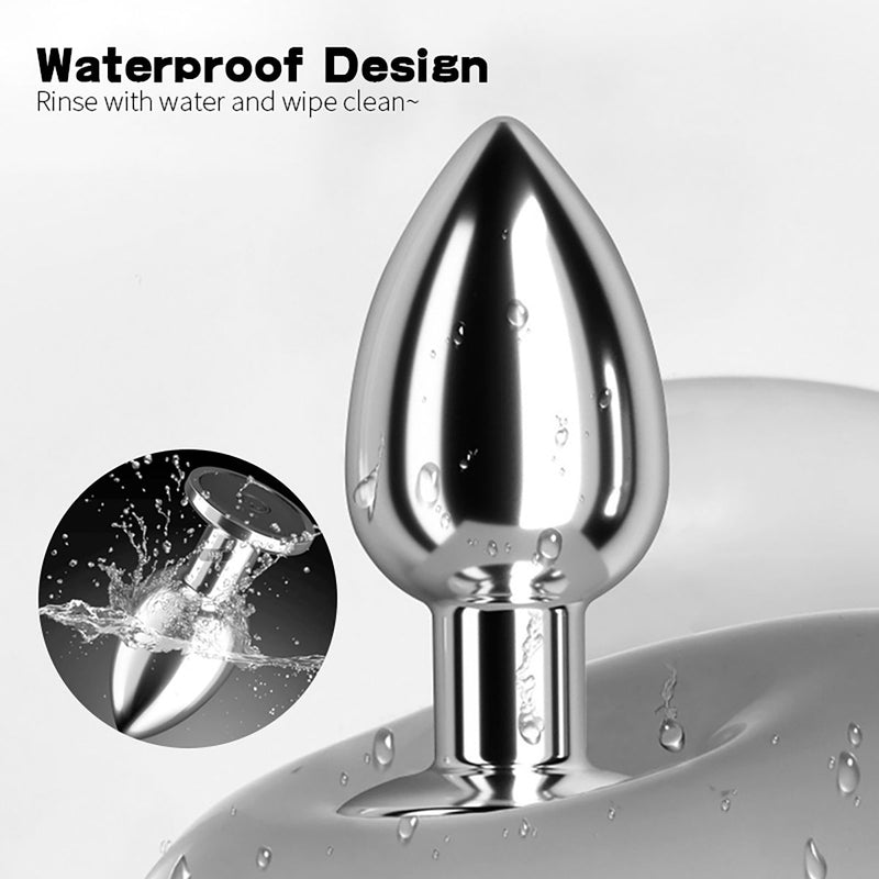 Kiotos - Vibrerende Buttplug - Oplaadbaar & Waterproof - Aluminium-Erotiekvoordeel.nl