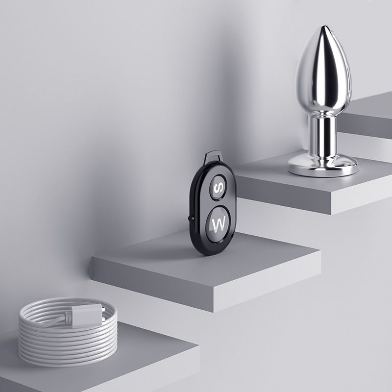 Kiotos - Vibrerende Buttplug - Oplaadbaar & Waterproof - Aluminium-Erotiekvoordeel.nl