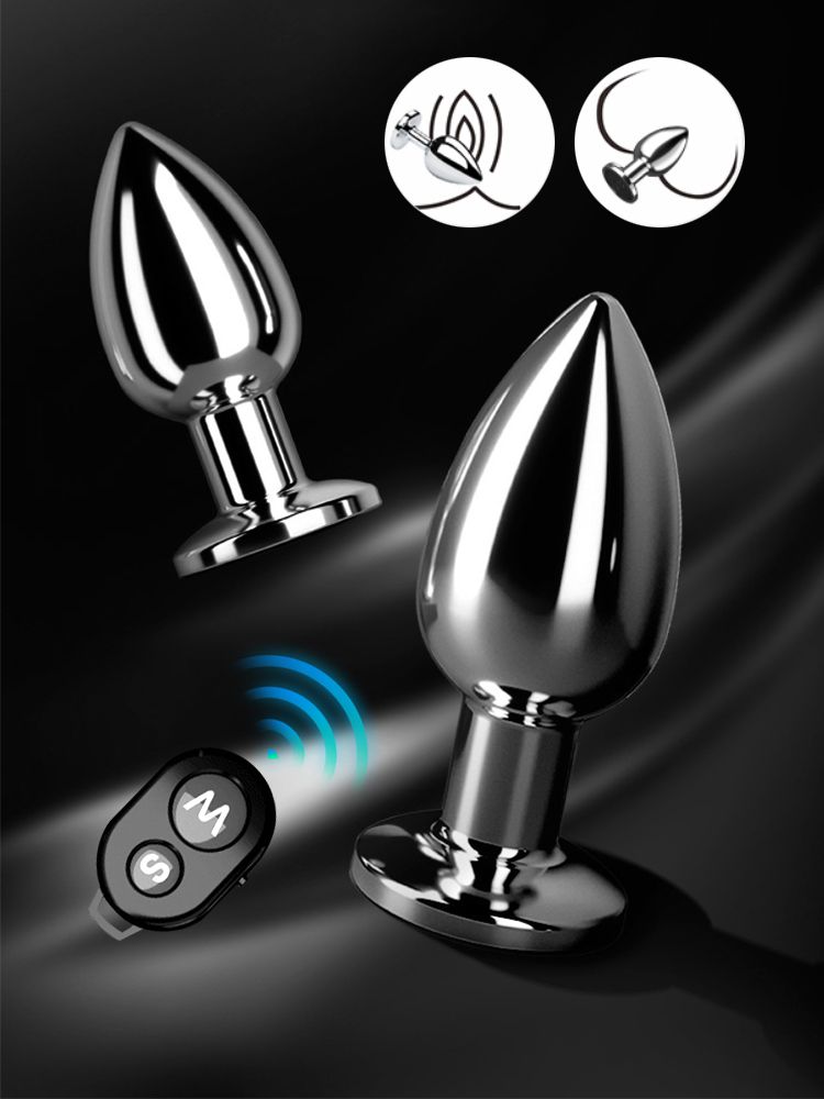 Kiotos - Vibrerende Buttplug - Oplaadbaar & Waterproof - Aluminium-Erotiekvoordeel.nl