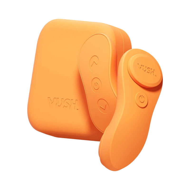 Vush - Luna Vibratore Portatile - Vibratore per Mutandine - Con Telecomando - Arancione - Erotiekvoordeel.nl
