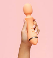Vush - Vibromasseur à tige Majesty 2 - Rose pêche - Erotiekvoordeel.nl