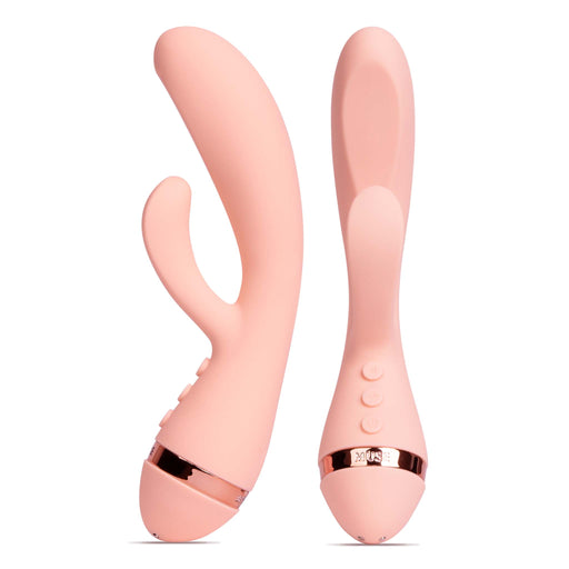 Vush - Muse - Vibratore Rabbit - Rosa chiaro - Doppia stimolazione - 40 combinazioni di piacere - Erotiekvoordeel.nl