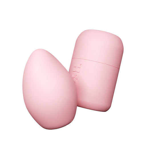 Vush - Pop Plump - Vibratore da appoggio per clitoride - Con custodia - Rosa chiaro - Erotiekvoordeel.nl