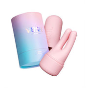 Vush - Pop Swish Dual-Tip-Vibrator - Mit Aufbewahrungshülle - Hellrosa - Erotiekvoordeel.nl