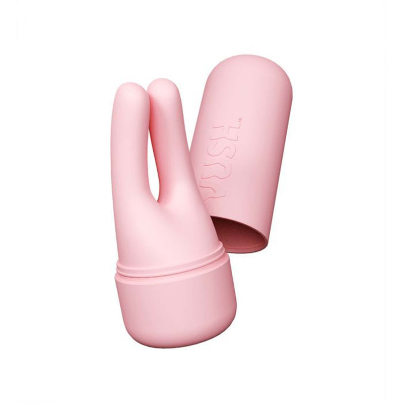 Vush - Pop Swish Dual-Tip-Vibrator - Mit Aufbewahrungshülle - LichtRosa-Erotiekvoordeel.nl