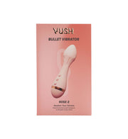Vush - The Rose 2 Precision Bullet Vibrator - Hellrosa - Erotiekvoordeel.nl