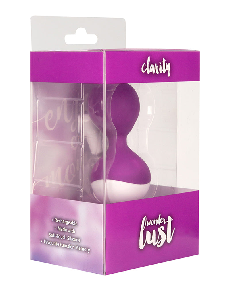 Wonderlust - Clarity - Uovo vibrante - Viola-Erotiekvoordeel.nl