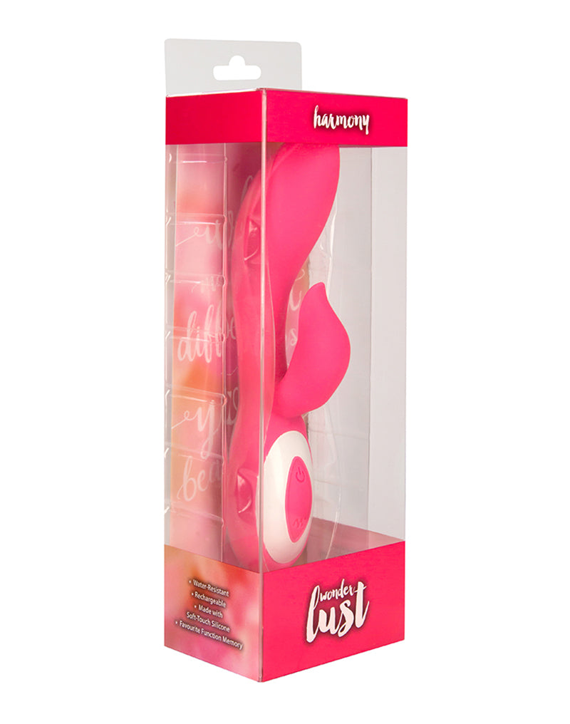 Wonderlust - Harmony - Klitoris- und G-Punkt-Vibrator - Rosa - Erotiekvoordeel.nl