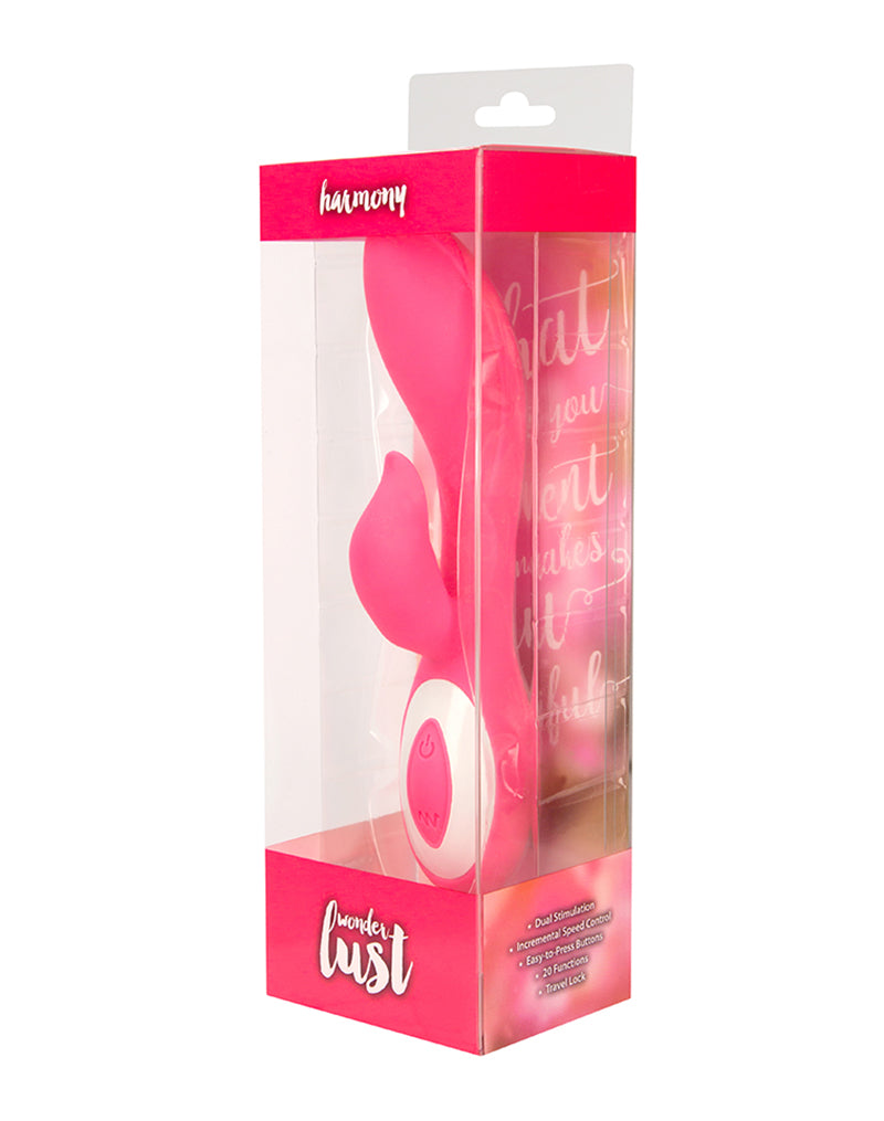 Wonderlust - Harmony - Klitoris- und G-Punkt-Vibrator - Rosa - Erotiekvoordeel.nl