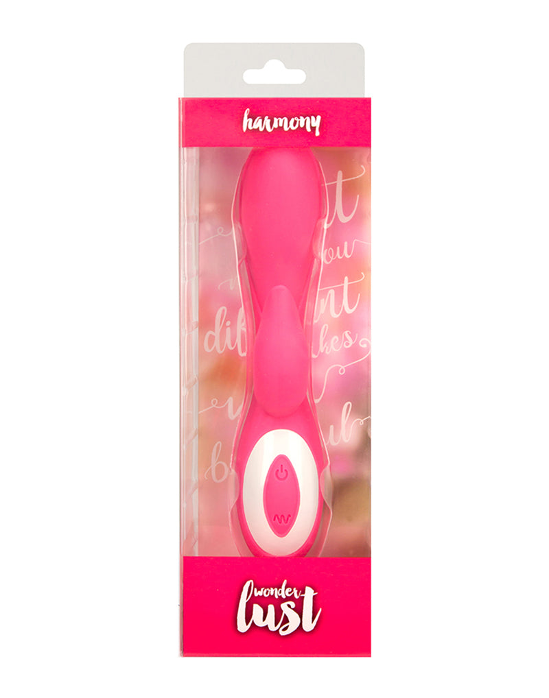 Wonderlust - Harmony - Klitoris- und G-Punkt-Vibrator - Rosa - Erotiekvoordeel.nl