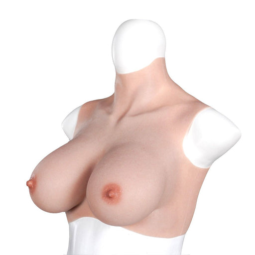 XX-DreamToys - Ultra Realistyczny Body - Z Mężczyzny Na Kobietę - Kobiecy Tors Z Piersiami - Jasny Odcień Skóry-Erotiekvoordeel.nl