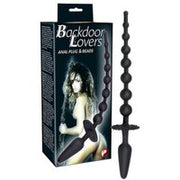 You2toys - Backdoor Lovers - Plug anale e palline - Palline anali - Plug anale con coda-Erotiekvoordeel.nl