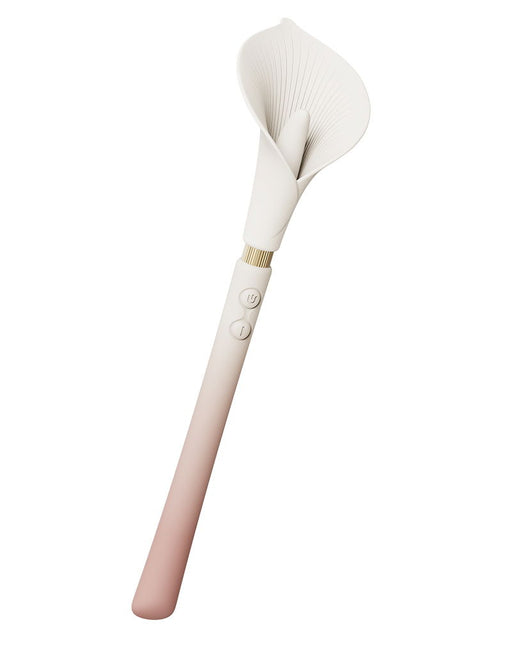 ZALO - Calla - Massaggiatore clitorideo vibrante Pinpoint - Rosa fiore - Erotiekvoordeel.nl