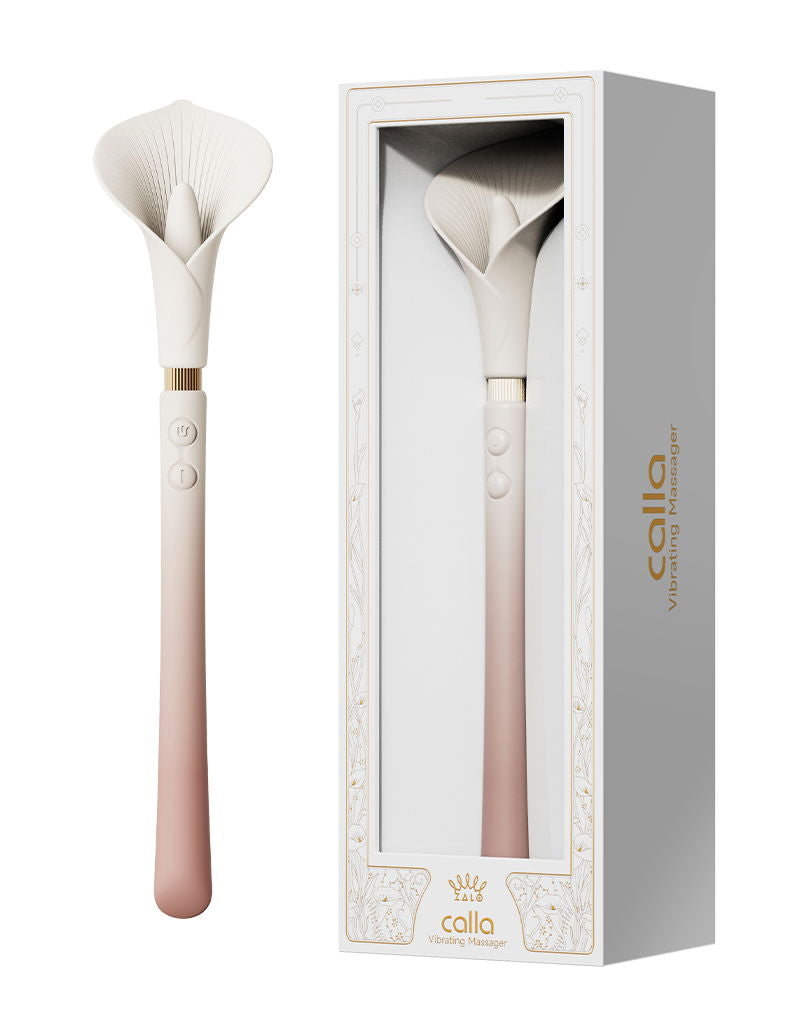 ZALO - Calla - Massaggiatore clitorideo vibrante Pinpoint - Rosa fiorito - Erotiekvoordeel.nl