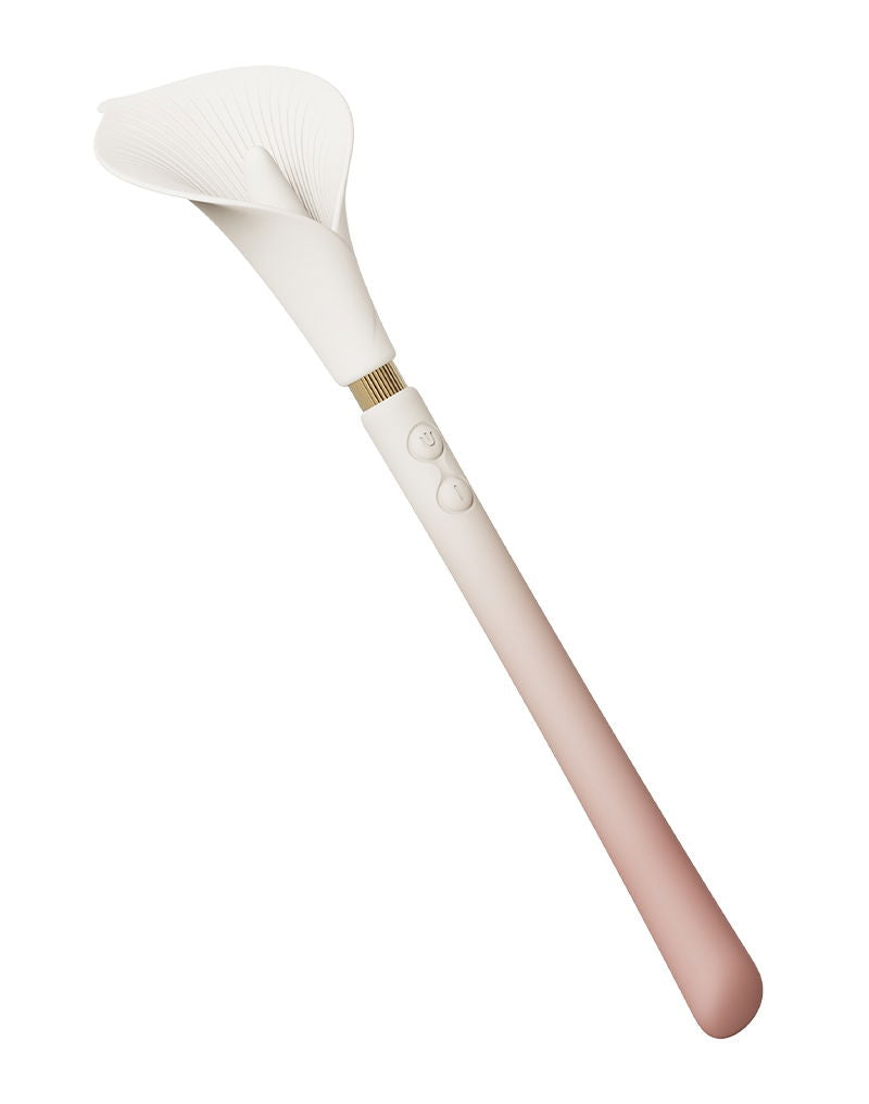 ZALO - Calla - Massaggiatore clitorideo vibrante Pinpoint - Rosa fiorito - Erotiekvoordeel.nl