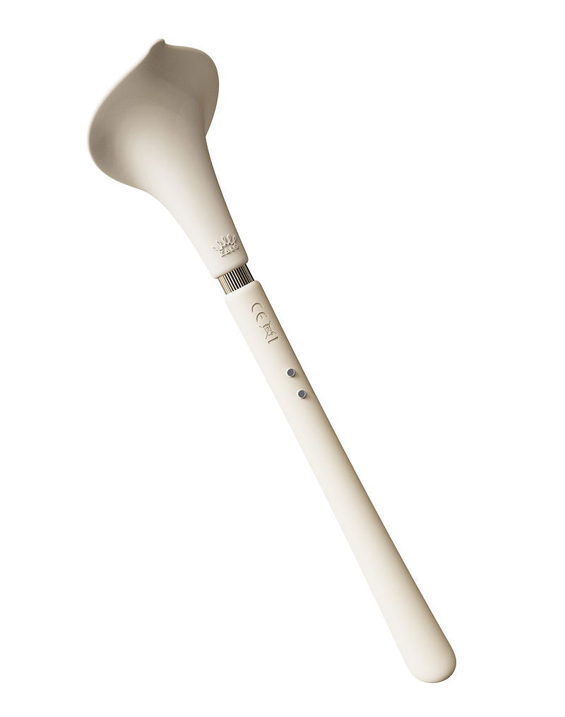 ZALO - Calla - Massaggiatore clitorideo vibrante Pinpoint - Bianco avorio - Erotiekvoordeel.nl