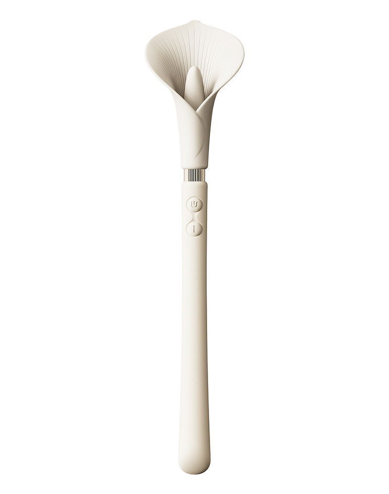 ZALO - Calla - Massaggiatore clitorideo vibrante Pinpoint - Bianco avorio - Erotiekvoordeel.nl