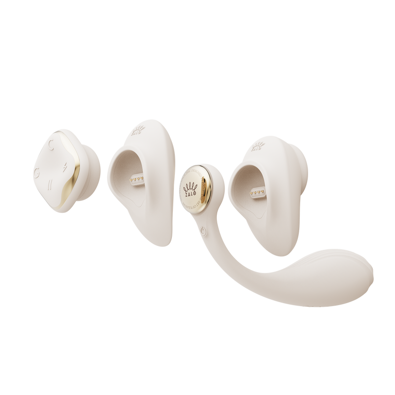 ZALO - Deya - Freihand-Vibrator - Modulares Klicksystem - Elfenbeinweiß - Erotiekvoordeel.nl