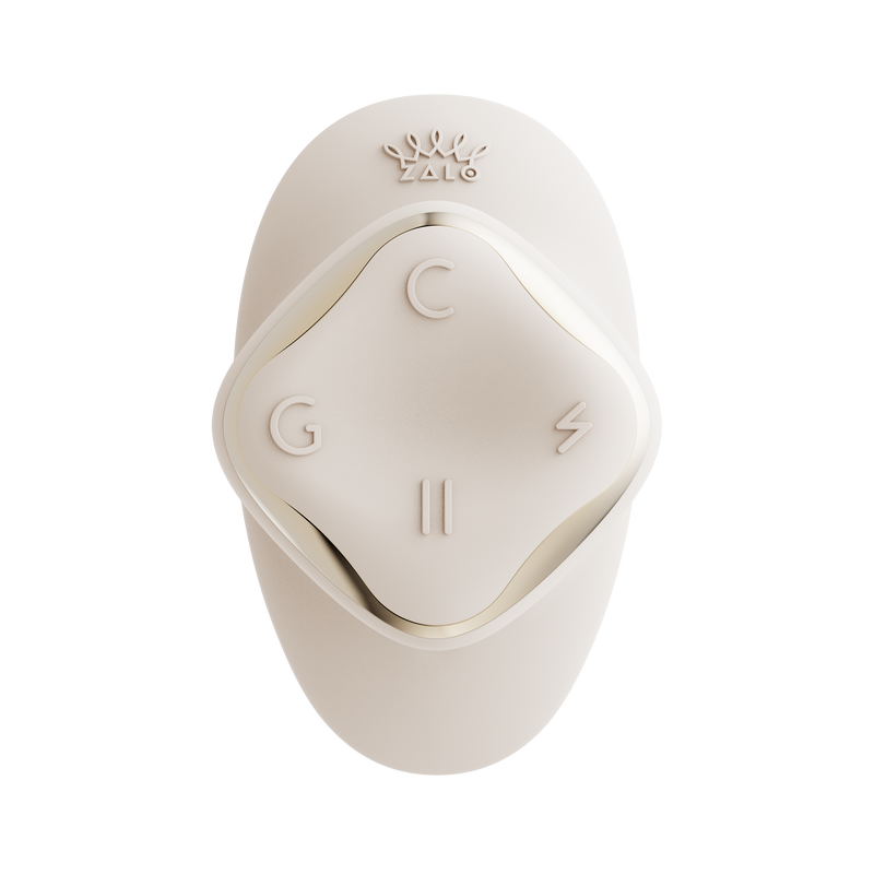 ZALO - Deya - Freihand-Vibrator - Modulares Klicksystem - Elfenbeinweiß-Erotiekvoordeel.nl