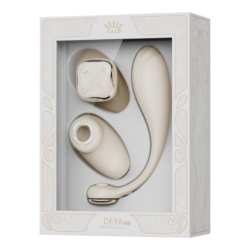 ZALO - Deya - Freihand-Vibrator - Modulares Klicksystem - Elfenbeinweiß - Erotiekvoordeel.nl