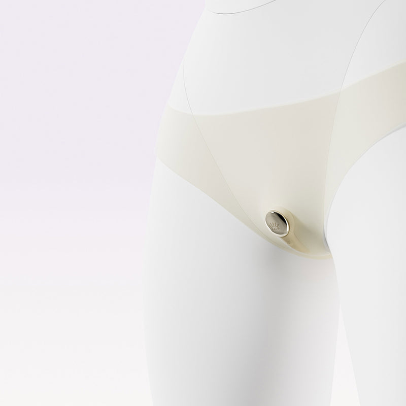 ZALO - Deya - Freihand-Vibrator - Modulares Klicksystem - Elfenbeinweiß-Erotiekvoordeel.nl