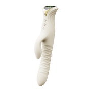 ZALO - Mose 2 - Thrusting Rabbit Vibrator – Ivory White-Erotiekvoordeel.nl