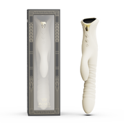 ZALO - Mose 2 - Thrusting Rabbit Vibrator – Ivory White-Erotiekvoordeel.nl