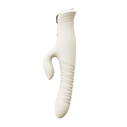ZALO - Mose 2 - Thrusting Rabbit Vibrator – Ivory White-Erotiekvoordeel.nl