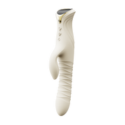 ZALO - Mose 2 - Thrusting Rabbit Vibrator – Ivory White-Erotiekvoordeel.nl