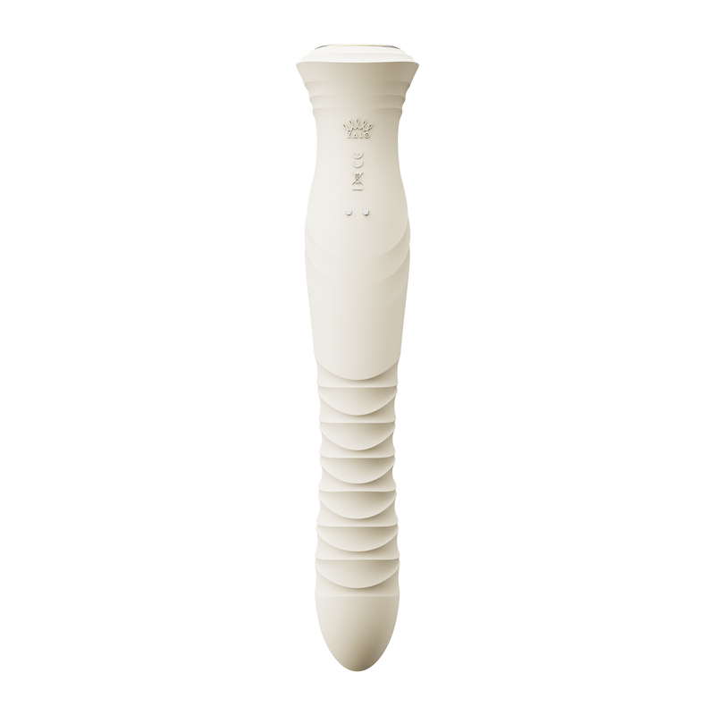 ZALO - Mose 2 - Thrusting Rabbit Vibrator – Ivory White-Erotiekvoordeel.nl
