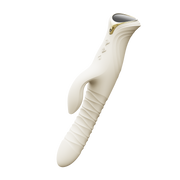 ZALO - Mose 2 - Thrusting Rabbit Vibrator – Ivory White-Erotiekvoordeel.nl