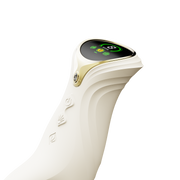 ZALO - Mose 2 - Thrusting Rabbit Vibrator – Ivory White-Erotiekvoordeel.nl