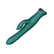 ZALO - Mose 2 - Thrusting Rabbit Vibrator – Emerald Green-Erotiekvoordeel.nl