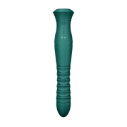 ZALO - Mose 2 - Thrusting Rabbit Vibrator – Emerald Green-Erotiekvoordeel.nl