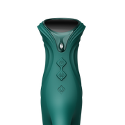 ZALO - Mose 2 - Thrusting Rabbit Vibrator – Emerald Green-Erotiekvoordeel.nl