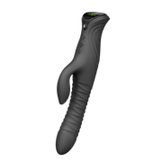 ZALO - Mose 2 - Thrusting Rabbit Vibrator – Black-Erotiekvoordeel.nl