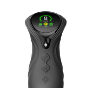 ZALO - Mose 2 - Thrusting Rabbit Vibrator – Black-Erotiekvoordeel.nl
