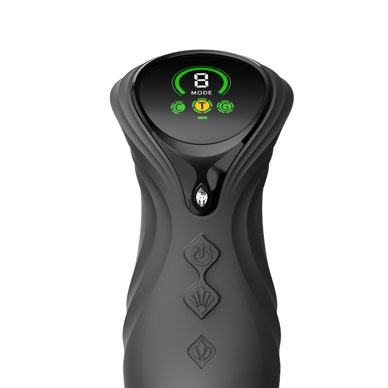 ZALO - Mose 2 - Thrusting Rabbit Vibrator – Black-Erotiekvoordeel.nl