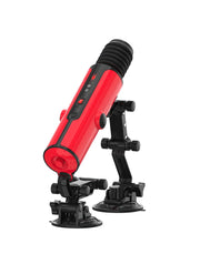 ZSEX - Máquina sexual con doble ventosa - Rojo - Erotiekvoordeel.nl