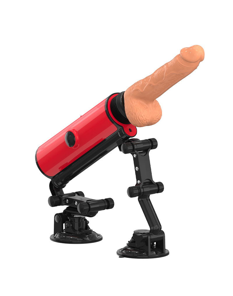 ZSEX - Máquina sexual con doble ventosa - Rojo - Erotiekvoordeel.nl