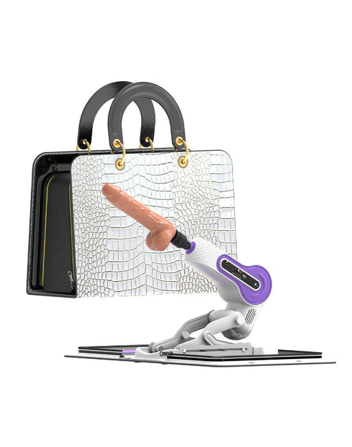 ZSEX - Fickmaschine - Weiße Tasche - Lila Maschine - Erotiekvoordeel.nl