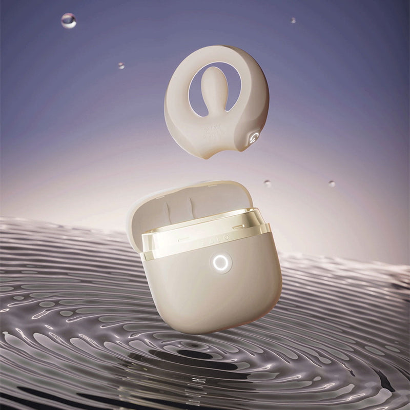 Zalo - Apis - Vibrating Cock Ring for Couples - App Control - Ivory White-Erotiekvoordeel.nl