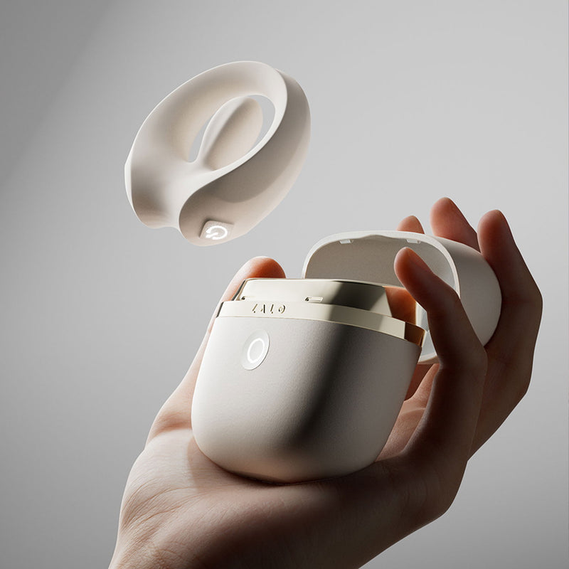 Zalo - Apis - Vibrating Cock Ring for Couples - App Control - Ivory White-Erotiekvoordeel.nl