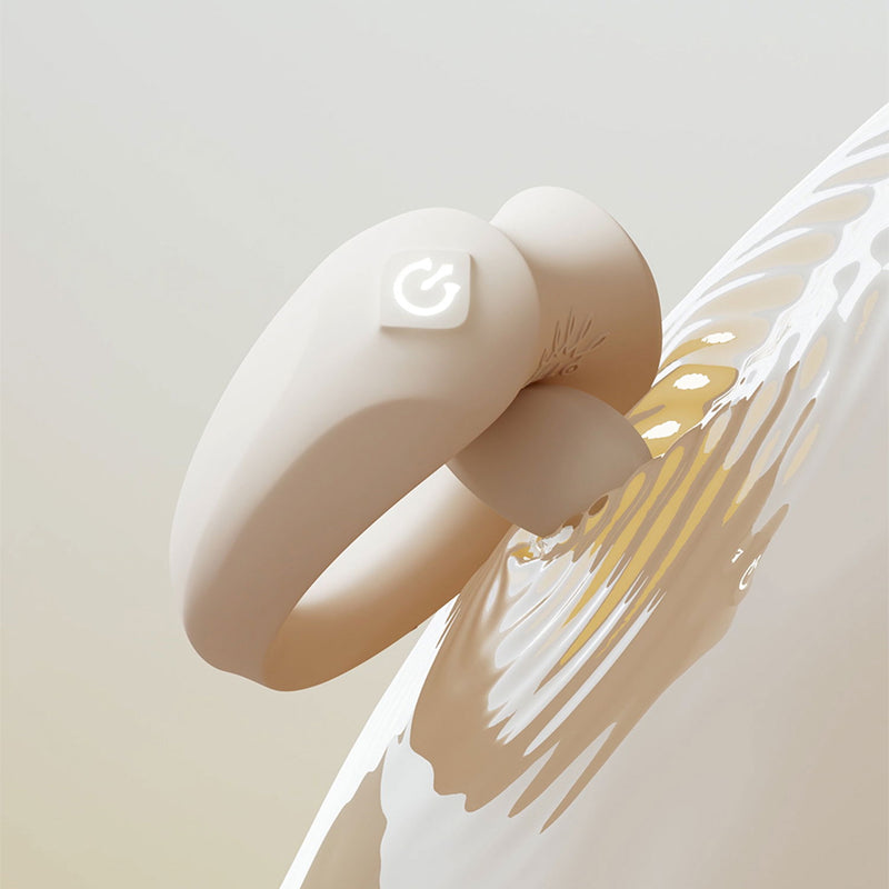 Zalo - Apis - Vibrating Cock Ring for Couples - App Control - Ivory White-Erotiekvoordeel.nl
