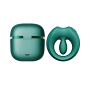 Zalo - Apis - Vibrating Couple's Ring - App Control - Emerald Green-Erotiekvoordeel.nl