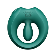 Zalo - Apis - Vibrating Couple's Ring - App Control - Emerald Green-Erotiekvoordeel.nl
